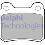 LP915 DELPHI Комплект гальмівних колодок дисковий гальм