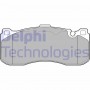 LP2131 DELPHI Комплект гальмівних колодок дисковий гальм