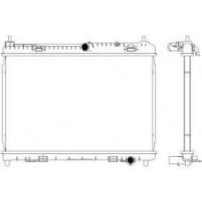3161-1032 SAKURA Automotive Радіатор охолодження двигуна