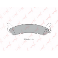 BD-3618 LYNXauto Комплект гальмівних колодок дисковий гальм
