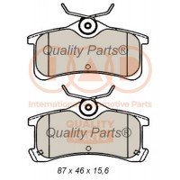 704-17184 IAP QUALITY PARTS Комплект гальмівних колодок дисковий гальм