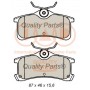 704-17184 IAP QUALITY PARTS Комплект гальмівних колодок дисковий гальм