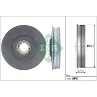 WG1254367 WILMINK GROUP Ремінний шків колінчастий вал