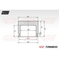 72960033 MAXTECH Поршень корпус скоби гальма