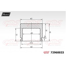 72960033 MAXTECH Поршень корпус скоби гальма