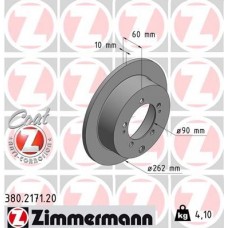 380.2171.20 ZIMMERMANN Гальмівний диск