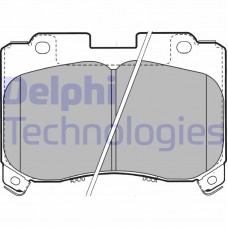 LP1061 DELPHI Комплект гальмівних колодок дисковий гальм