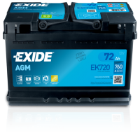 EK720 EXIDE Стартерна акумуляторна батарея