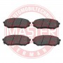 13046136382N-SET-MS MASTER-SPORT GERMANY Комплект гальмівних колодок дисковий гальм