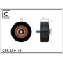 291-116 CAFFARO Паразитный / ведущий ролик, Поліклиновий ремінь