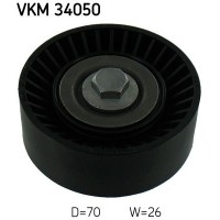 VKM 34050 SKF Паразитный / ведущий ролик, Поліклиновий ремінь