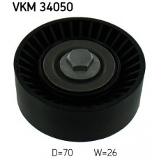 VKM 34050 SKF Паразитный / ведущий ролик, Поліклиновий ремінь