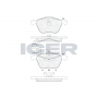 181395 ICER Комплект гальмівних колодок дисковий гальм