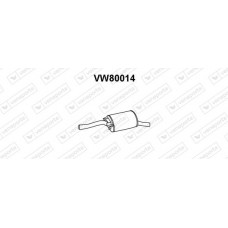 VW80014 VENEPORTE Глушник вихлопних газів кінцевий