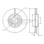 TX 71-30 TOMEX Brakes Гальмівний диск