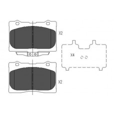 KBP-2039 KAVO PARTS КомплеК т гальмівних колодок, дискове гальмо