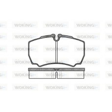 P9493.00 WOKING Комплект гальмівних колодок дисковий гальм