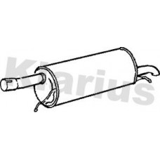 220589 KLARIUS Глушник вихлопних газів кінцевий