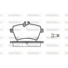P10443.00 WOKING Комплект гальмівних колодок дисковий гальм