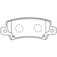 FP1216 FIT Комплект гальмівних колодок дисковий гальм