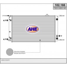 102.166 AHE Радіатор охолодження двигуна