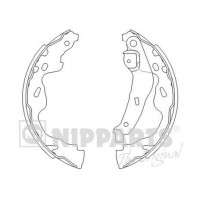 J3502082 NIPPARTS Комплект гальмівних колодок