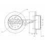 TX 73-47 TOMEX Brakes Гальмівний диск