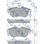 FO 904181 FOMAR Friction Комплект гальмівних колодок дисковий гальм