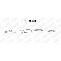 CT15070 VENEPORTE Середній глушник вихлопних газів