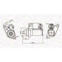 063721330010 MAGNETI MARELLI Стартер