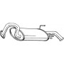 228-195 BOSAL Глушник вихлопних газів кінцевий