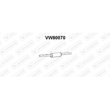VW80070 VENEPORTE Предглушник вихлопних газів