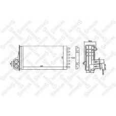 10-35047-SX STELLOX Теплообмінник обігрів салону