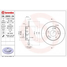 08.2950.24 BREMBO Гальмівний диск
