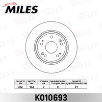 K010693 MILES Гальмівний диск