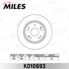 K010693 MILES Гальмівний диск