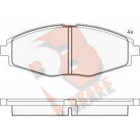 RB1262 R BRAKE Комплект гальмівних колодок дисковий гальм