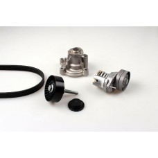 PK05810 HEPU Водяний насос комплект ручейкових ременів