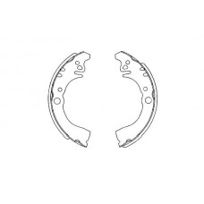 KBS-1906 KAVO PARTS Комплект гальмівних колодок