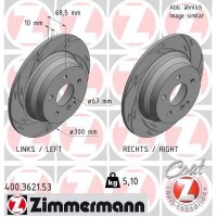 400.3621.53 ZIMMERMANN Гальмівний диск