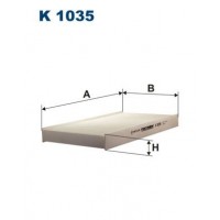 K 1035 FILTRON Фільтр повітря у внутрішньому просторі