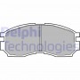 LP803 DELPHI КомплеК т гальмівних колодок, дискове гальмо