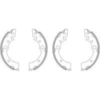 MSK094 MINTEX Комплект гальмівних колодок