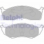 LP1531 DELPHI Комплект гальмівних колодок дисковий гальм