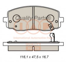 704-07049 IAP QUALITY PARTS Комплект гальмівних колодок дисковий гальм