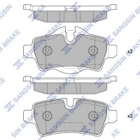 SP2246 Hi-Q КомплеК т гальмівних колодок, дискове гальмо