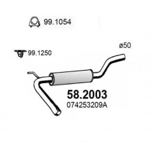 58.2003 ASSO Предглушник вихлопних газів