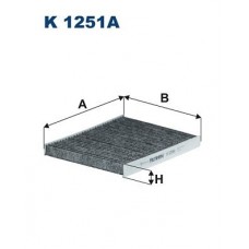 K 1251A FILTRON Фільтр повітря у внутрішньому просторі