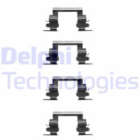 LX0364 DELPHI Комплектуючі колодки дискового гальма