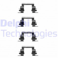 LX0364 DELPHI Комплектуючі колодки дискового гальма